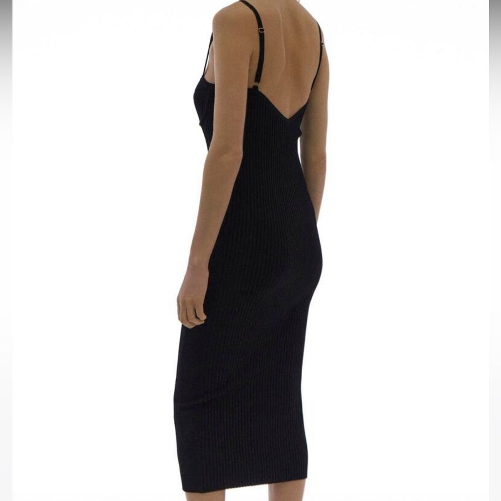 NWT Helmut Lang Black Eyelet Bra Dress - Picture 7 of 16